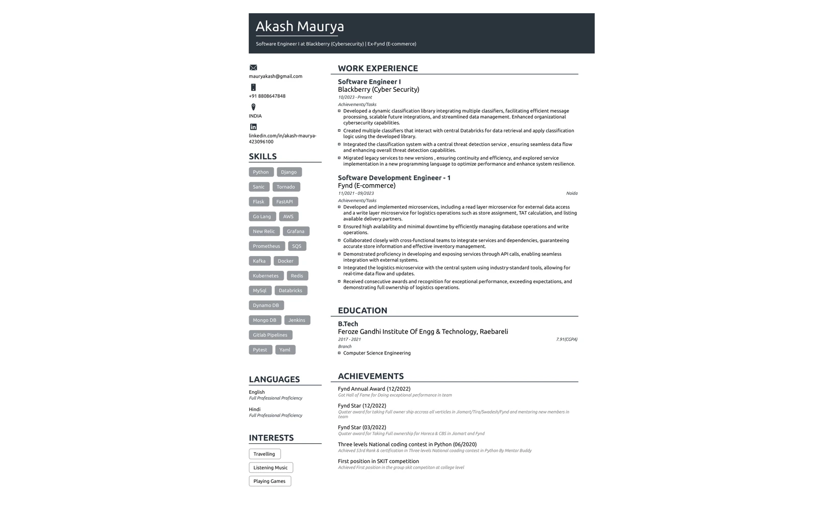 Resume 4
